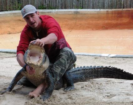 wrestling alligator reunited tour friends part really